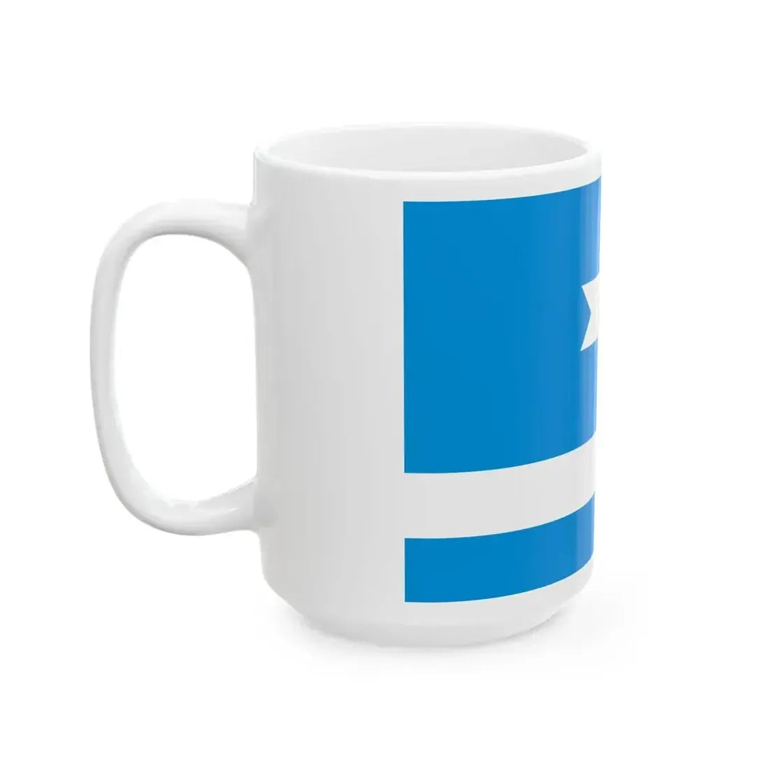 Flag of Keila Parish Harju County Estonia (Estonia) White Coffee Mug - Go Mug Yourself