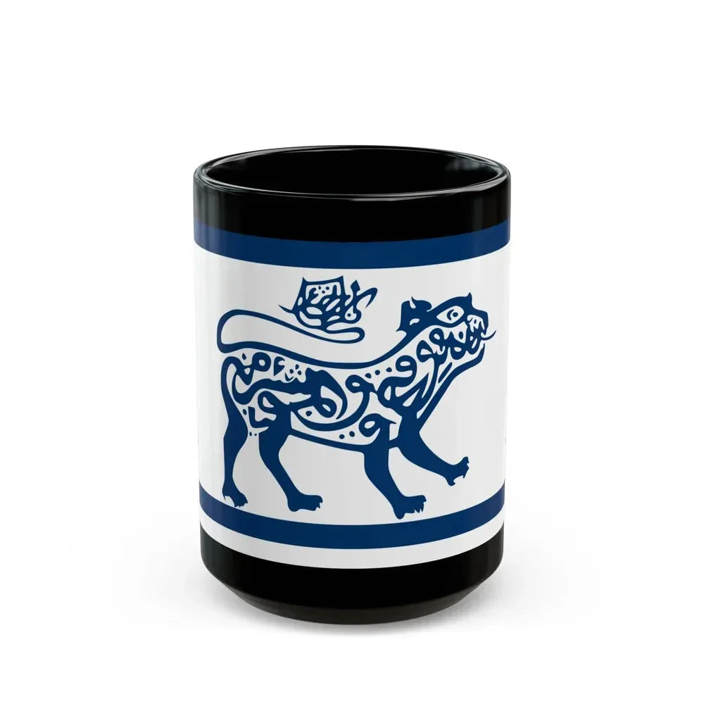 Flag of Kelantan 1912 to 1923 Malaysia - Black Coffee Mug 15oz - Go Mug Yourself