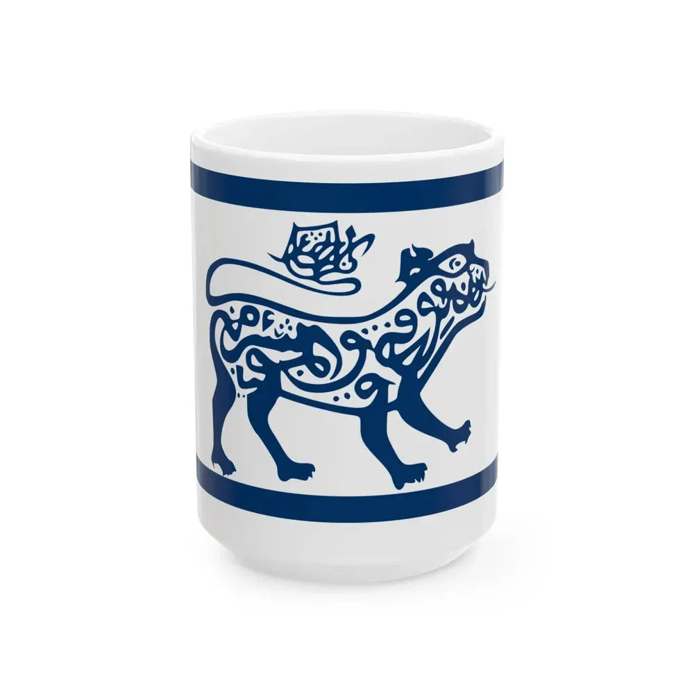 Flag of Kelantan 1912 to 1923 Malaysia - White Coffee Mug 15oz - Go Mug Yourself