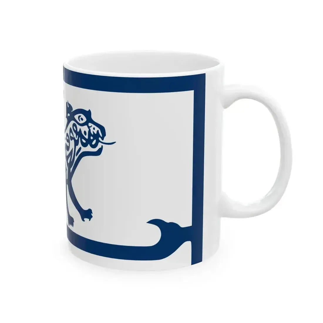 Flag of Kelantan 1912 to 1923 Malaysia - White Coffee Mug - Go Mug Yourself