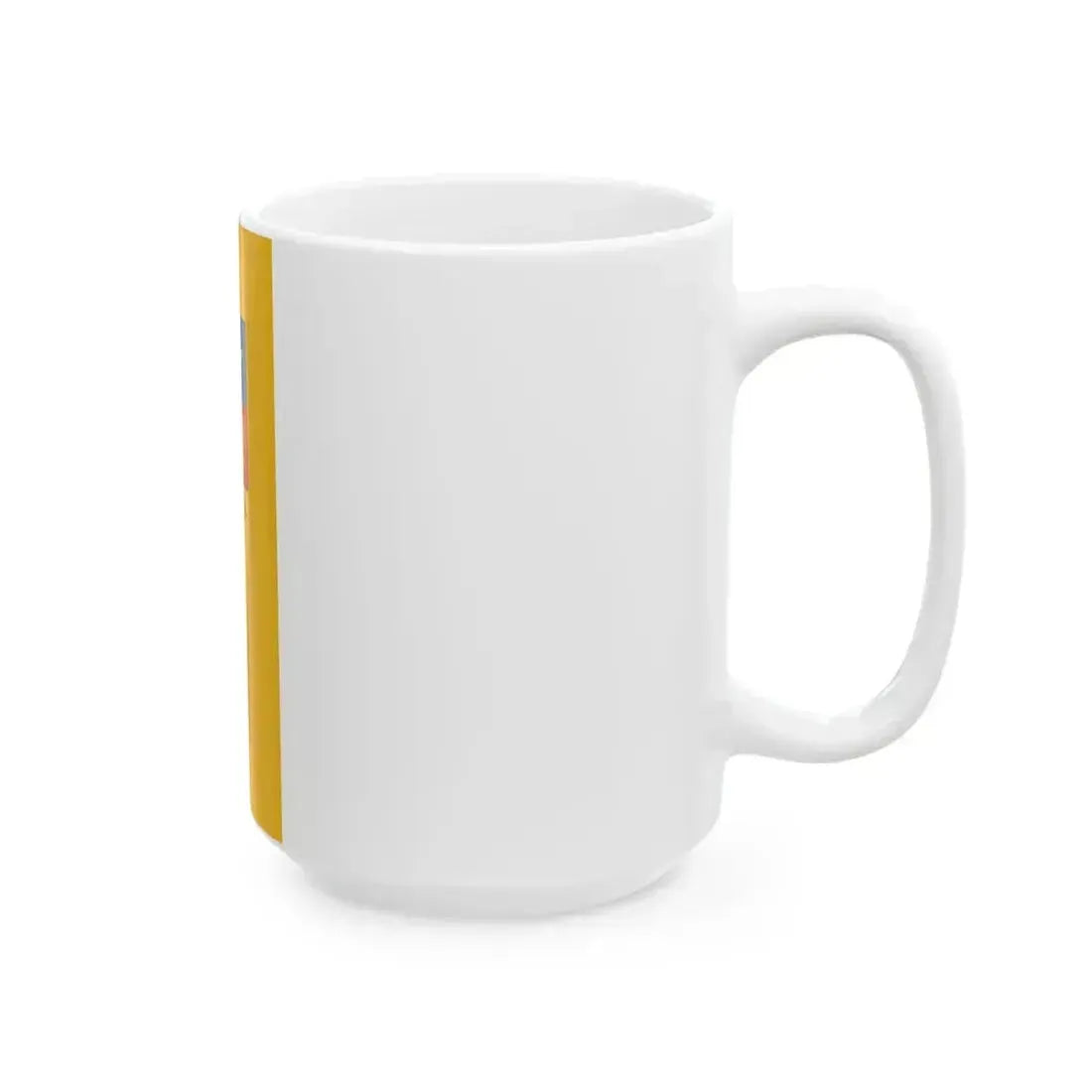 Flag of Kelebia vertical (Hungary) White Coffee Mug - Go Mug Yourself