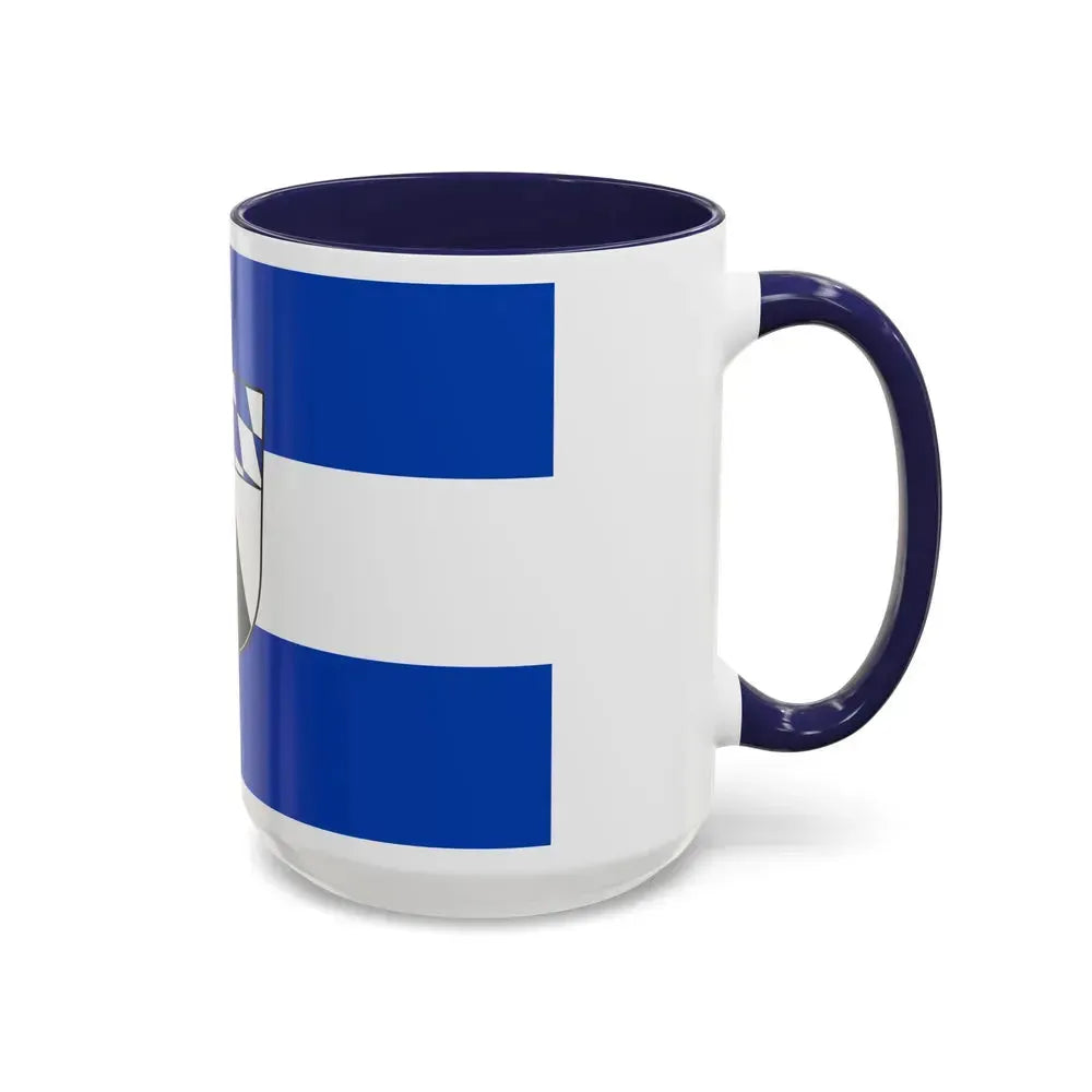 Flag of Kelheim Germany - Accent Coffee Mug - Go Mug Yourself