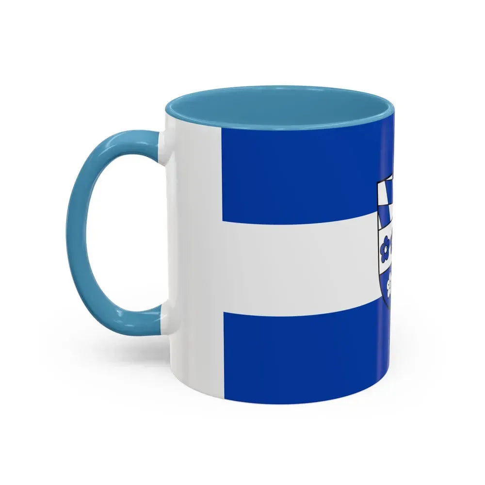 Flag of Kelheim Germany - Accent Coffee Mug - Go Mug Yourself