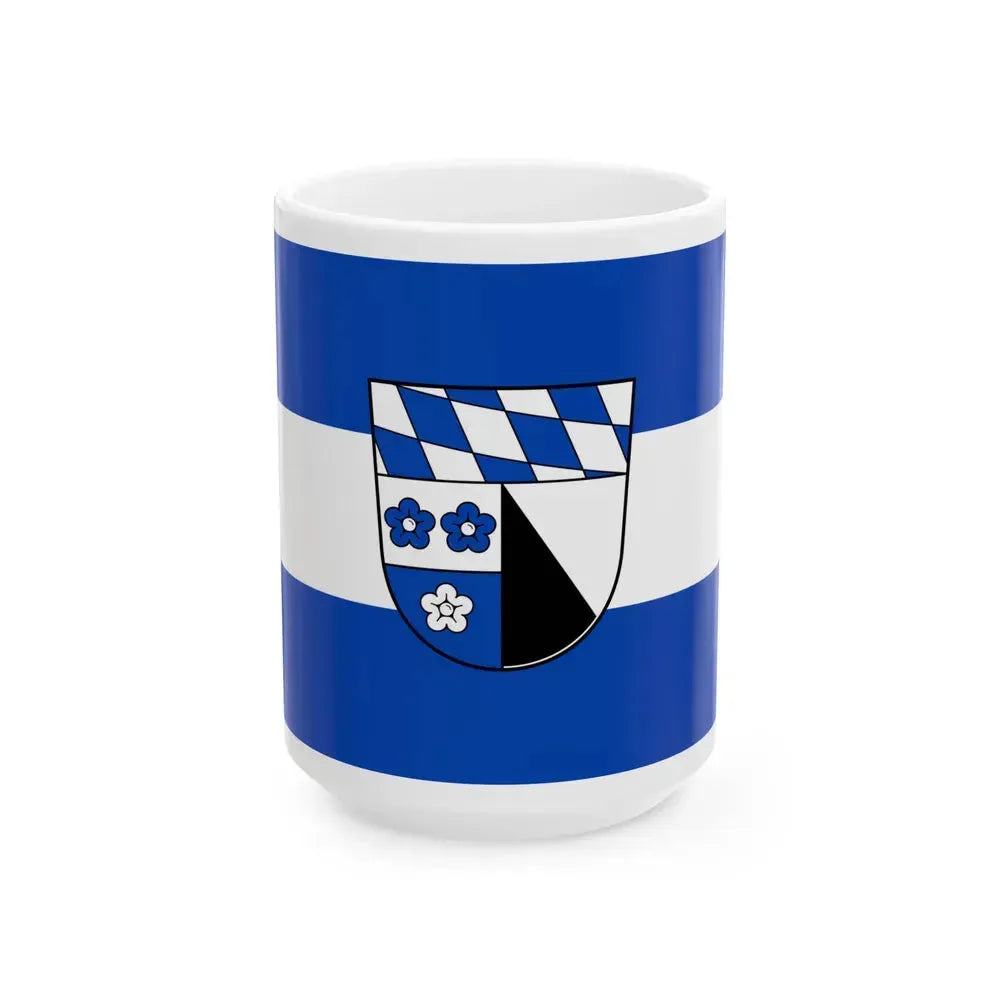 Flag of Kelheim Germany - White Coffee Mug 15oz - Go Mug Yourself
