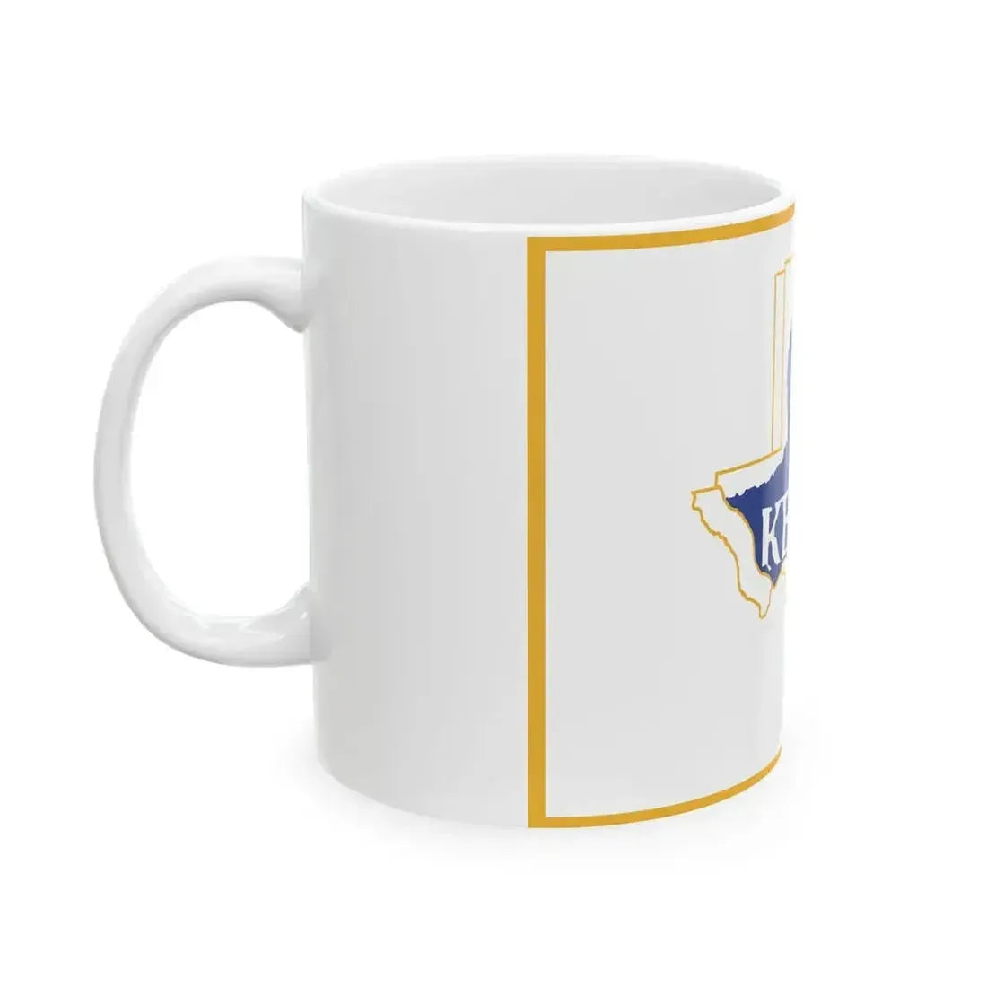 Flag of Keller Texas (United States) White Coffee Mug - Go Mug Yourself