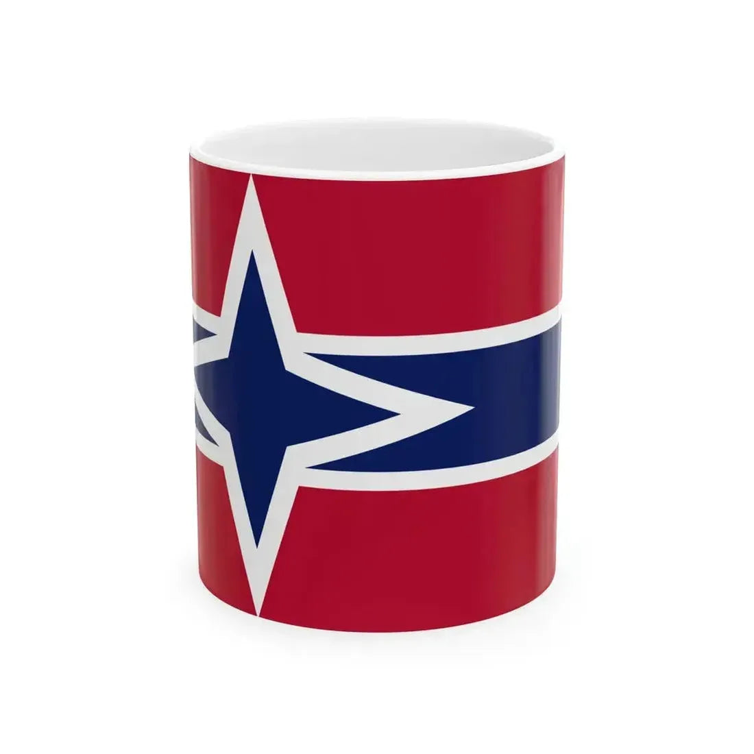 Flag of Kelley Iowa (United States) White Coffee Mug 11oz - Go Mug Yourself