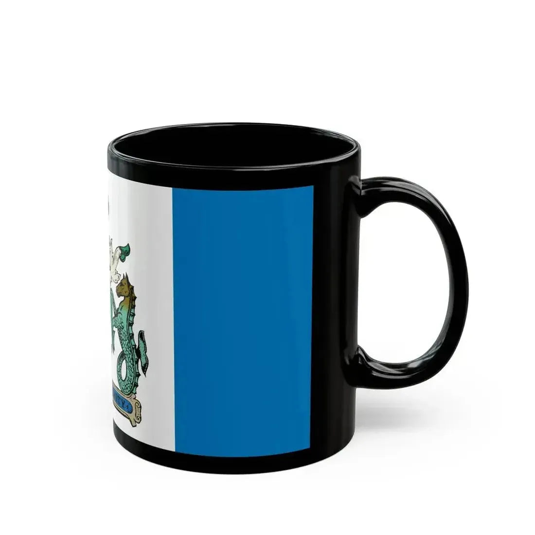 Flag of Kelowna British Columbia Canada - Black Coffee Mug - Go Mug Yourself