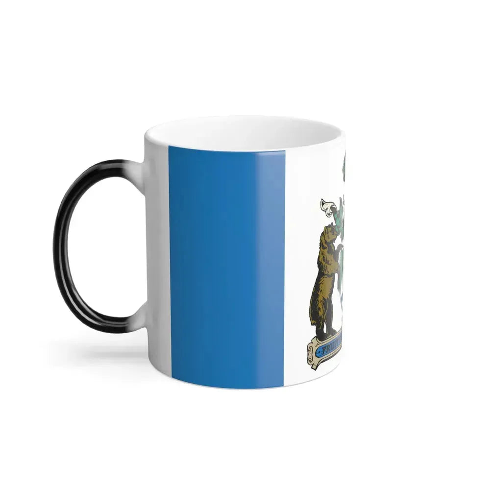 Flag of Kelowna British Columbia Canada - Color Changing Coffee Mug - Go Mug Yourself