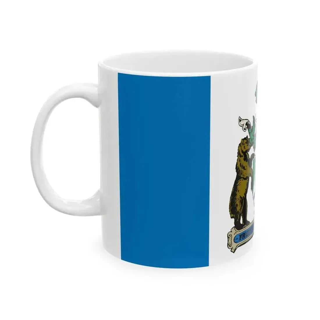 Flag of Kelowna British Columbia Canada - White Coffee Mug - Go Mug Yourself