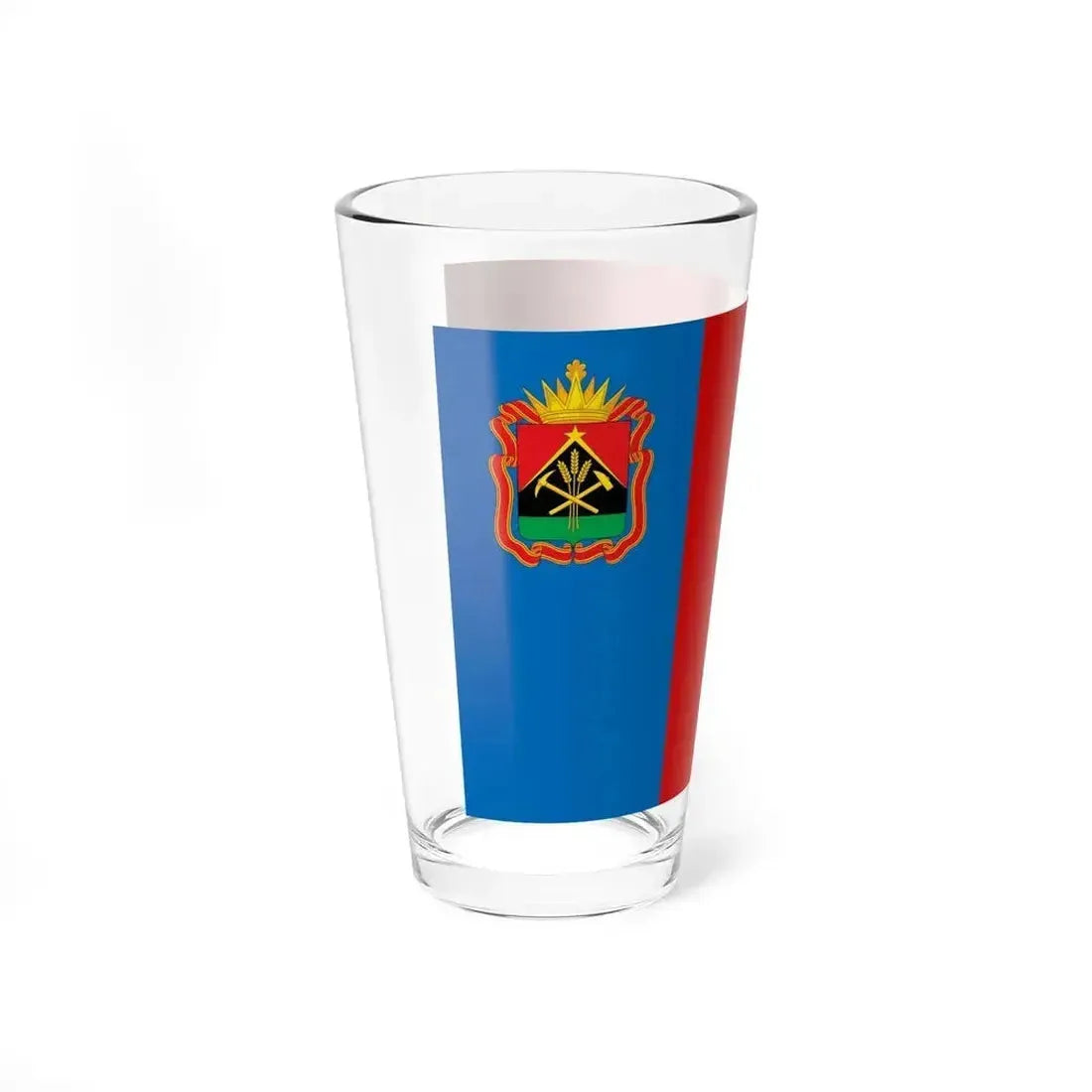 Flag of Kemerovo Oblast Russia - Pint Glass 16oz - Go Mug Yourself