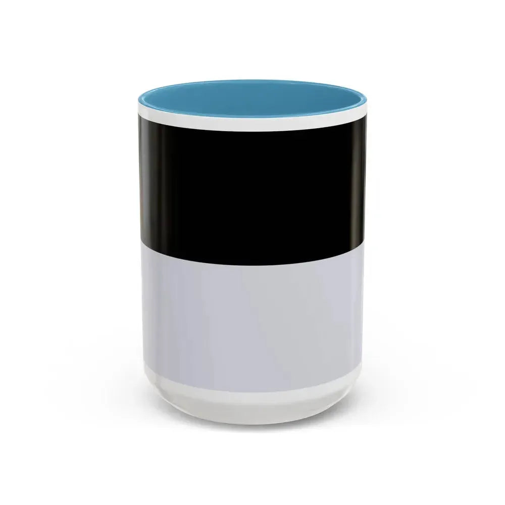 Flag of Kempten Germany - Accent Coffee Mug 15oz Light Blue - Go Mug Yourself
