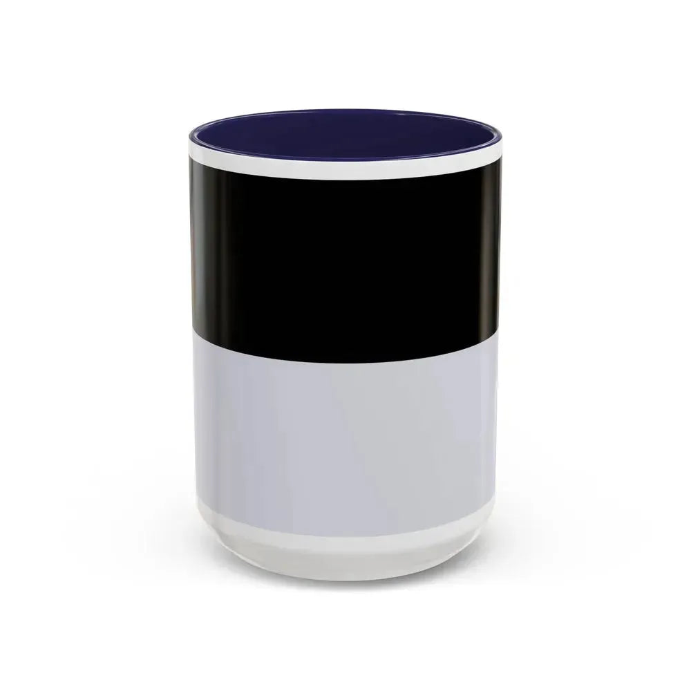 Flag of Kempten Germany - Accent Coffee Mug 15oz Navy - Go Mug Yourself