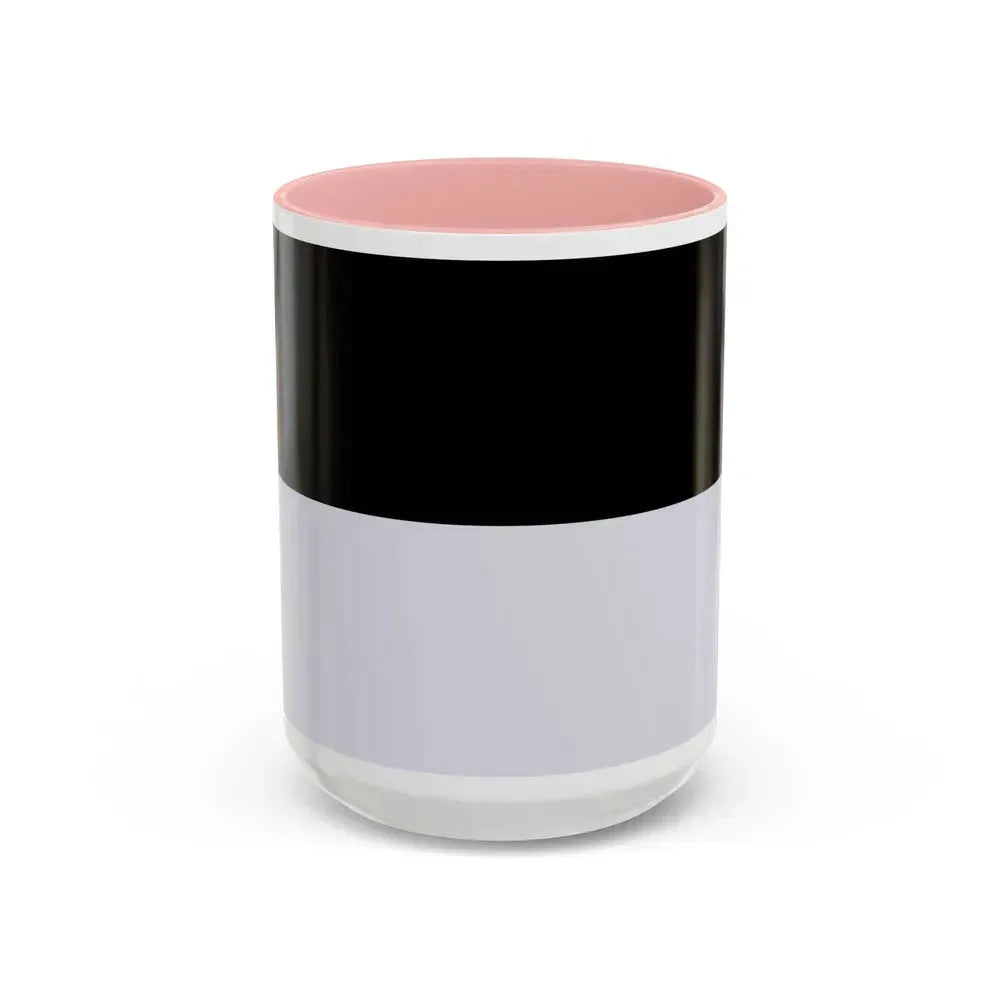 Flag of Kempten Germany - Accent Coffee Mug 15oz Pink - Go Mug Yourself