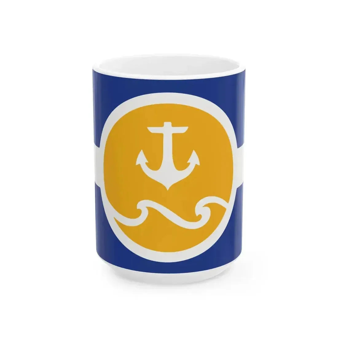 Flag of Kennebunkport Maine (United States) White Coffee Mug 15oz - Go Mug Yourself