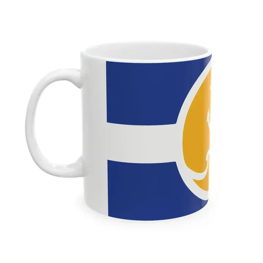 Flag of Kennebunkport Maine (United States) White Coffee Mug - Go Mug Yourself