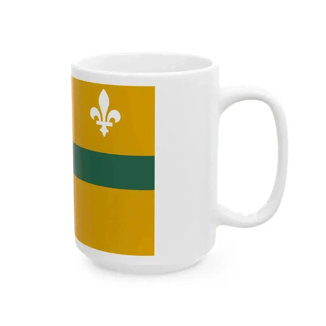 Flag of Kenner Louisiana (United States) White Coffee Mug - Go Mug Yourself