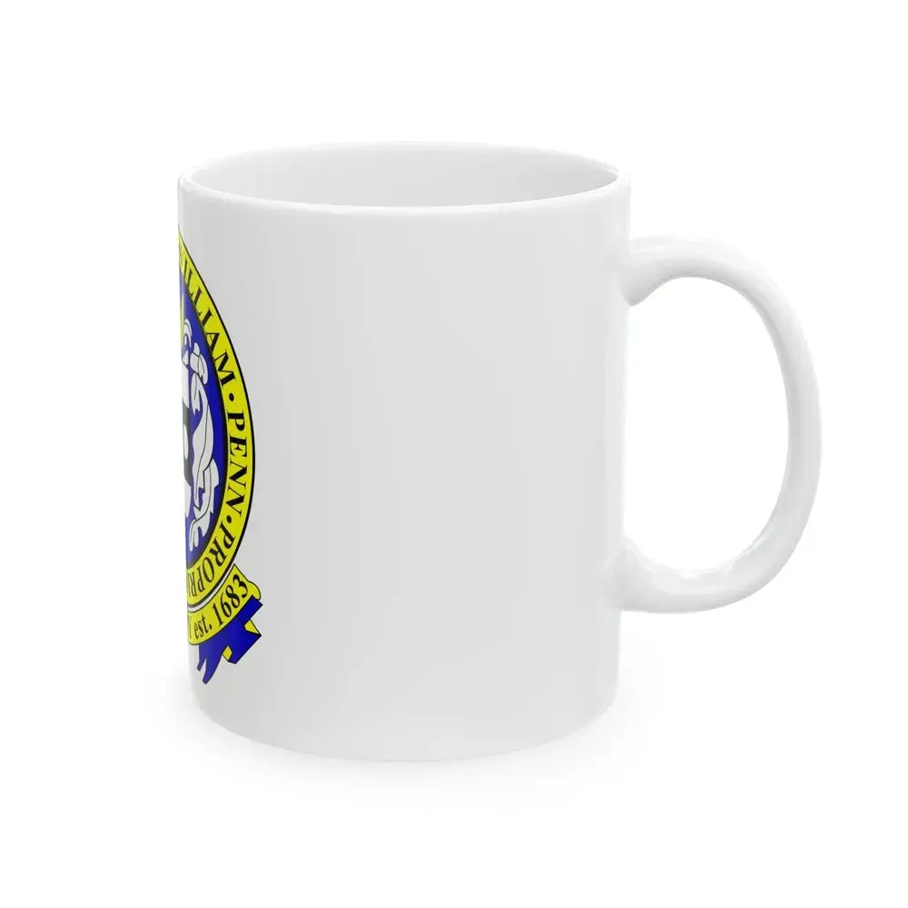 Flag of Kent County Delaware (United States) White Coffee Mug - Go Mug Yourself