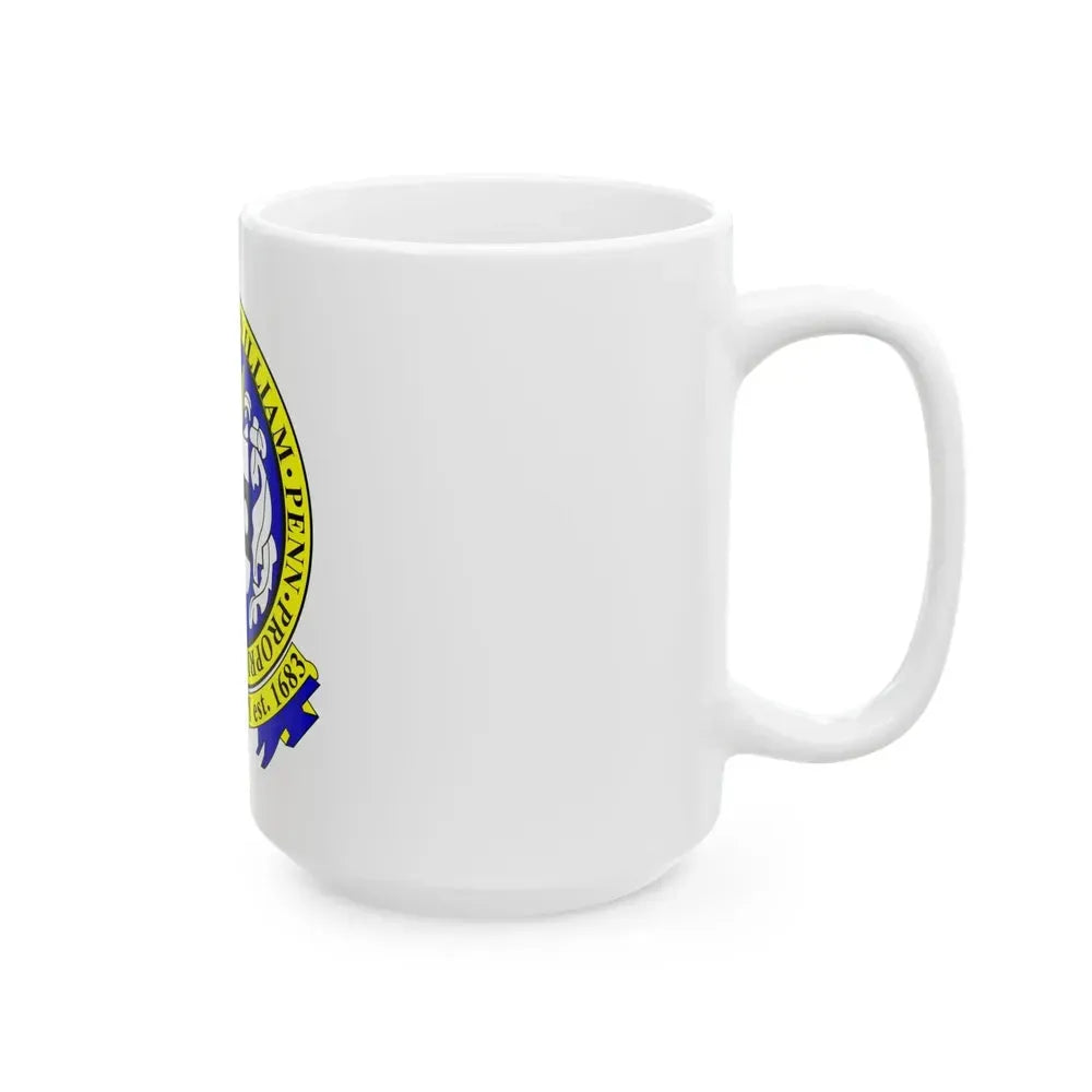 Flag of Kent County Delaware (United States) White Coffee Mug - Go Mug Yourself