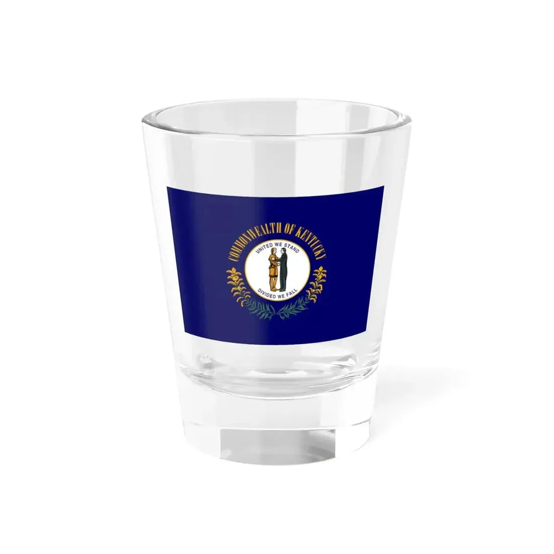 Flag of Kentucky 3-2 (United States) Shot Glass 1.5oz 1.5oz - Go Mug Yourself