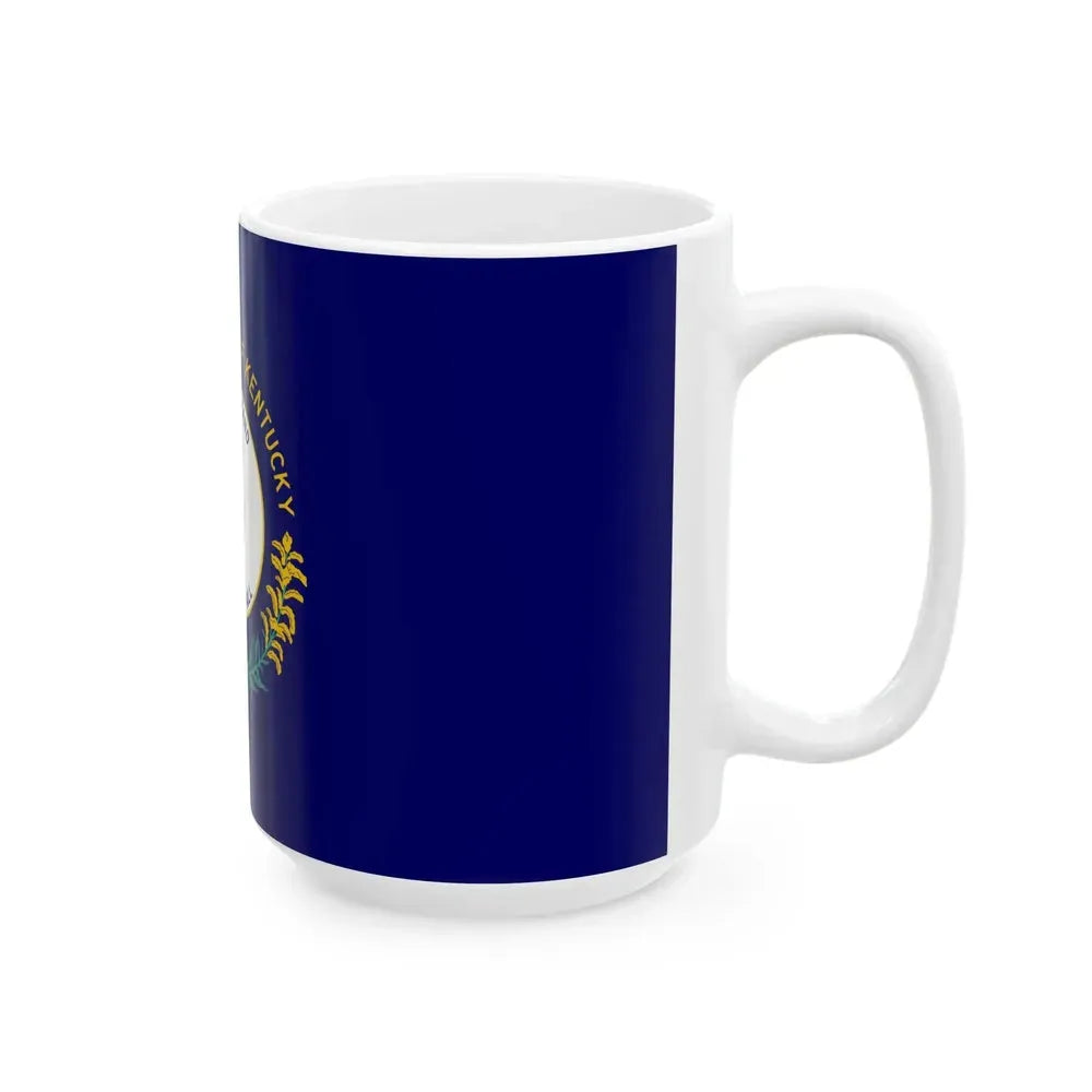 Flag of Kentucky (United States) White Coffee Mug - Go Mug Yourself