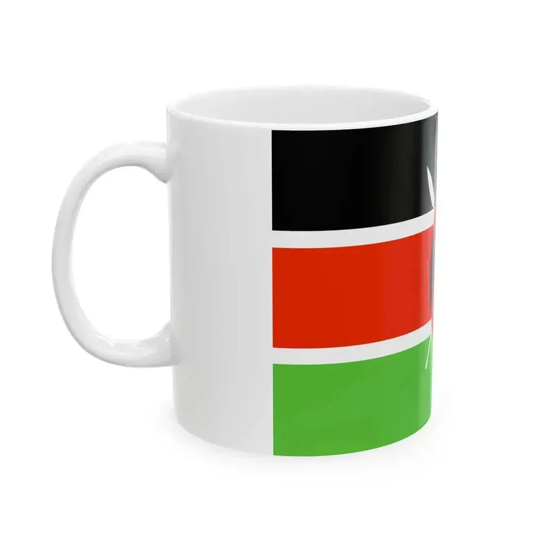 Flag of Kenya WFB 2000 (Kenya) White Coffee Mug - Go Mug Yourself