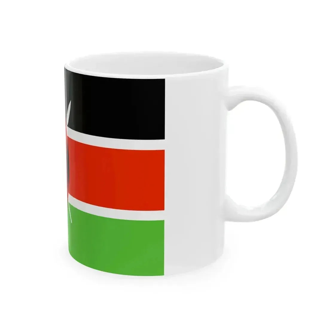 Flag of Kenya WFB 2000 (Kenya) White Coffee Mug - Go Mug Yourself