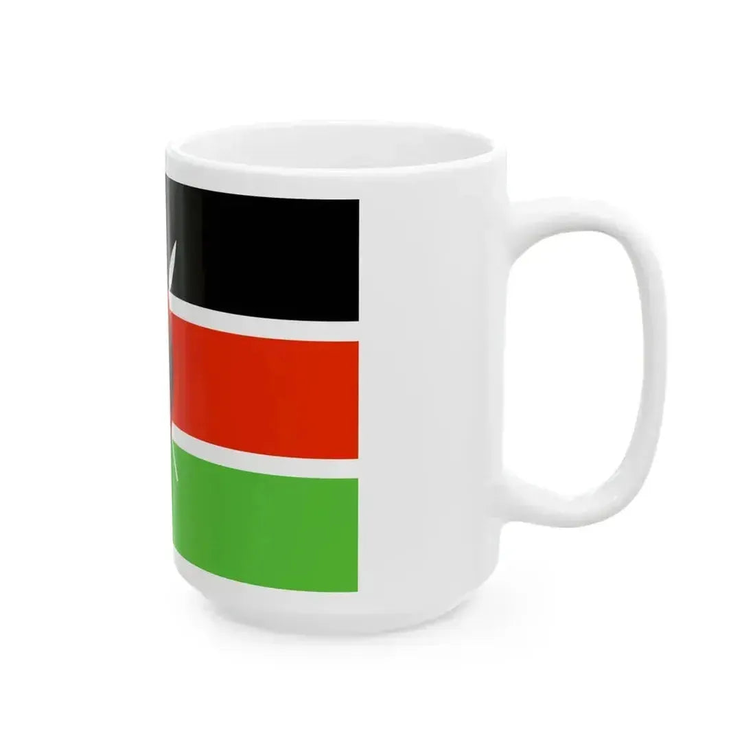 Flag of Kenya WFB 2000 (Kenya) White Coffee Mug - Go Mug Yourself