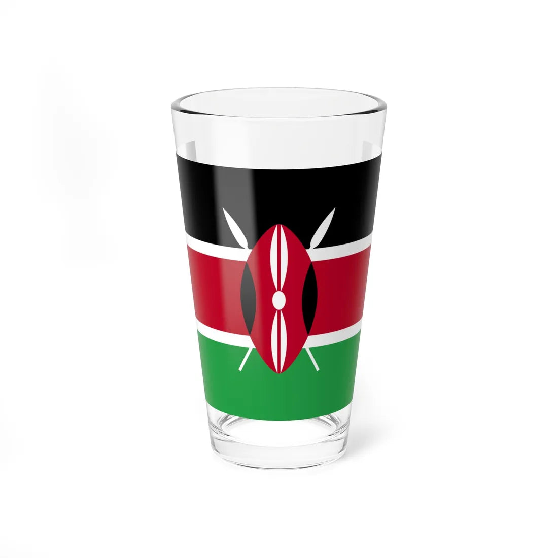 Flag of Kenya WFB 2004 (Kenya) Pint Glass 16oz 16oz - Go Mug Yourself