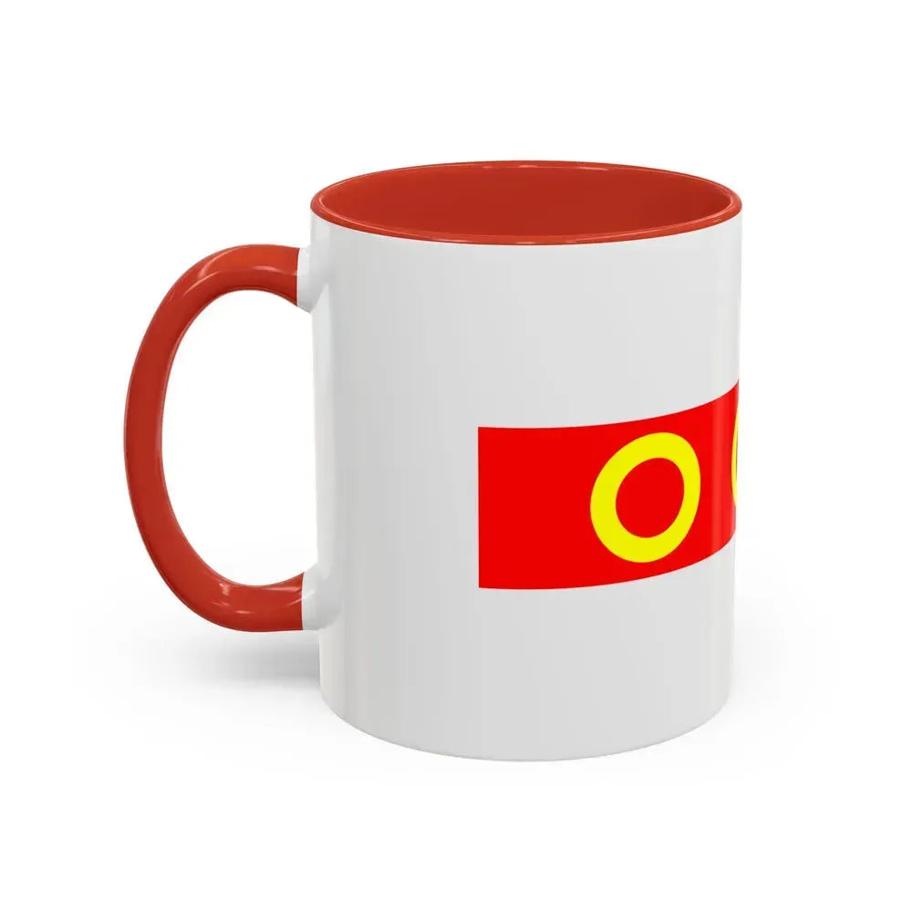 Flag of Kercem Malta - Accent Coffee Mug - Go Mug Yourself