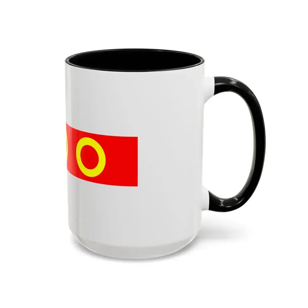 Flag of Kercem Malta - Accent Coffee Mug - Go Mug Yourself