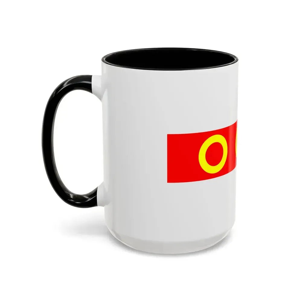 Flag of Kercem Malta - Accent Coffee Mug - Go Mug Yourself