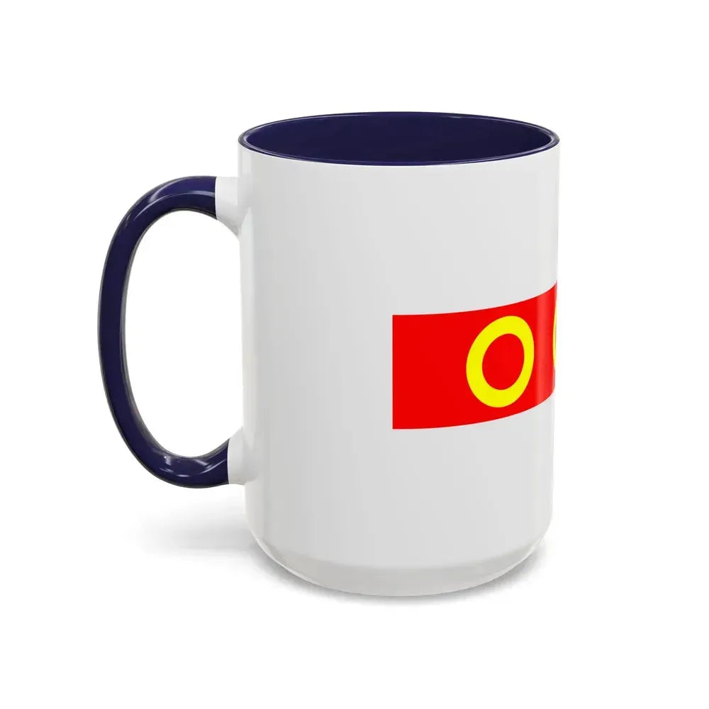 Flag of Kercem Malta - Accent Coffee Mug - Go Mug Yourself