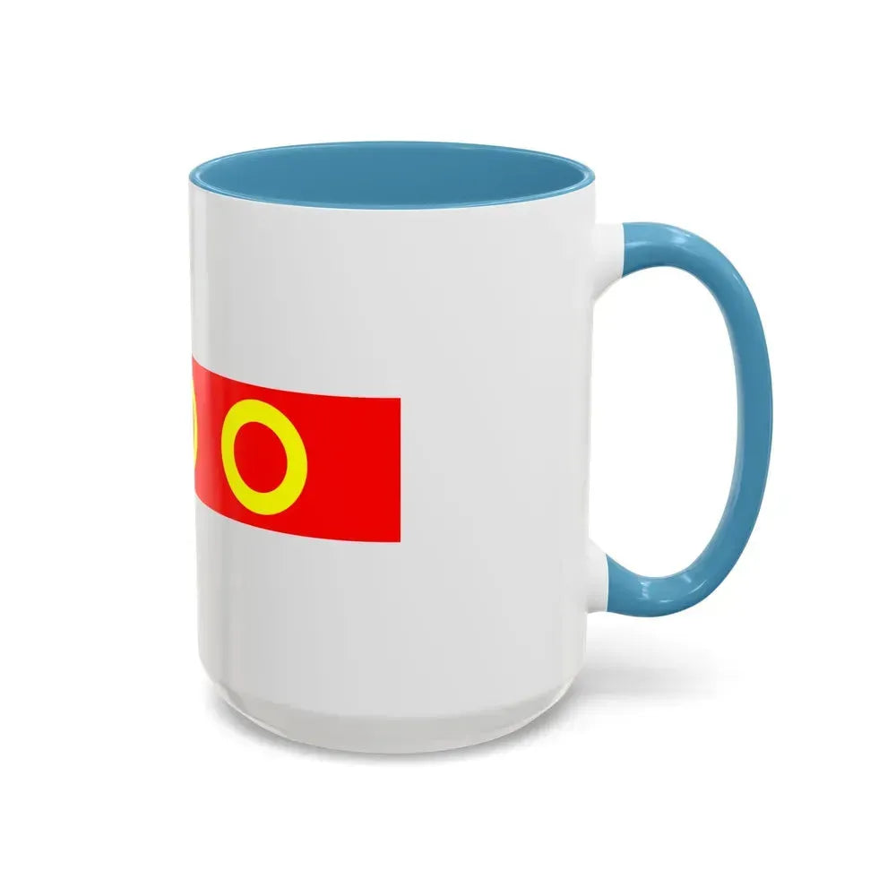 Flag of Kercem Malta - Accent Coffee Mug - Go Mug Yourself