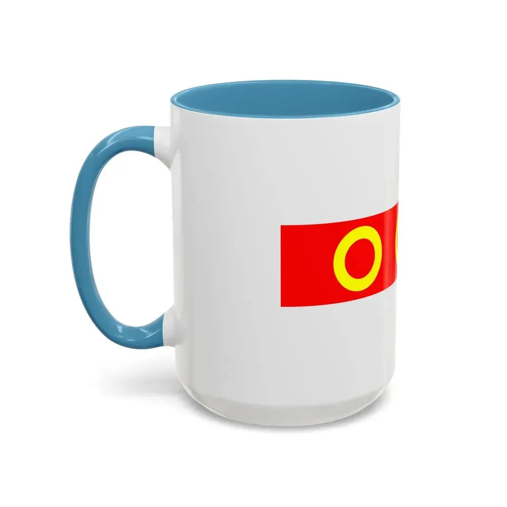 Flag of Kercem Malta - Accent Coffee Mug - Go Mug Yourself