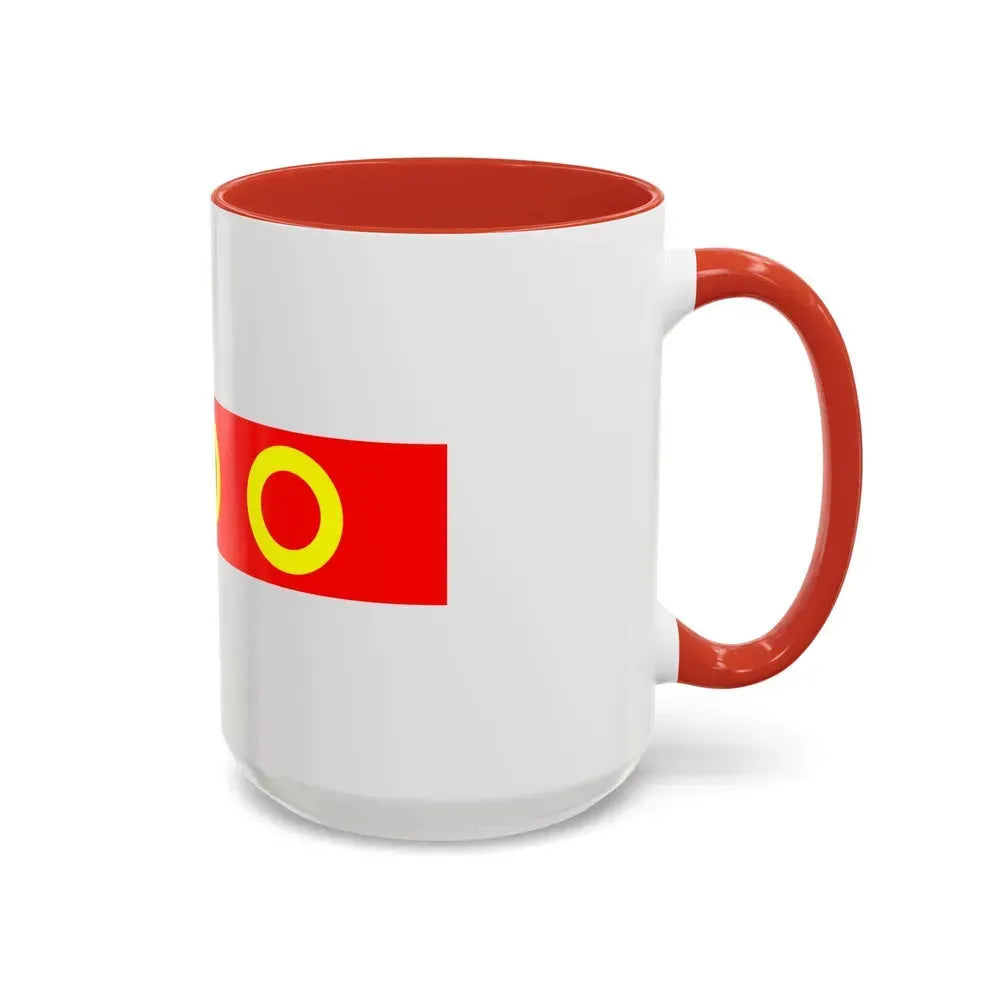 Flag of Kercem Malta - Accent Coffee Mug - Go Mug Yourself