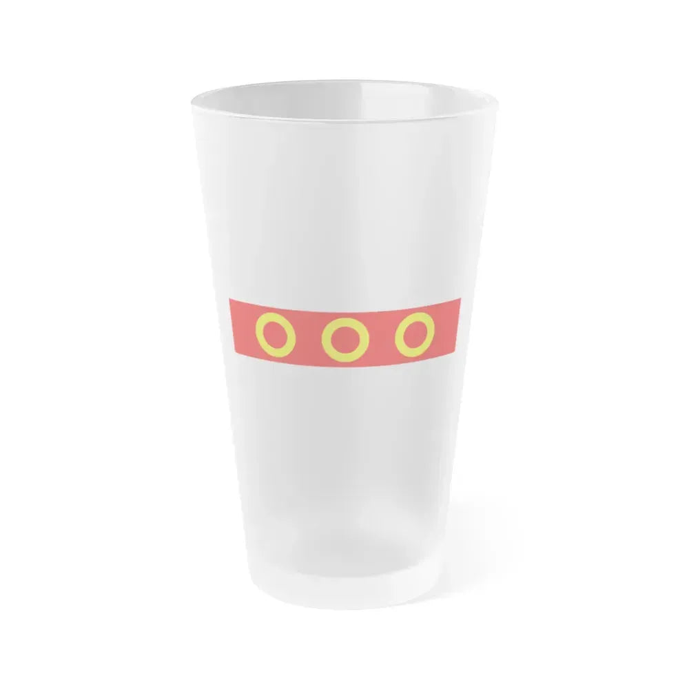 Flag of Kercem Malta - Frosted Pint Glass 16oz 16oz Frosted - Go Mug Yourself