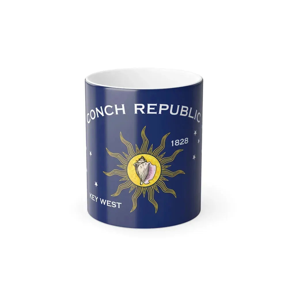 Flag of Key West, Florida - Color Changing Coffee Mug 11oz - Go Mug Yourself