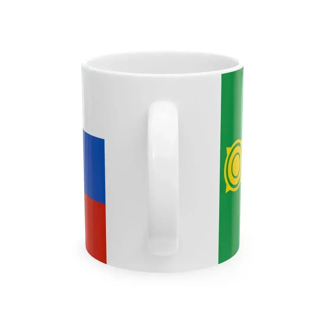Flag of Khakassia 2002-2003 (Russia) White Coffee Mug - Go Mug Yourself