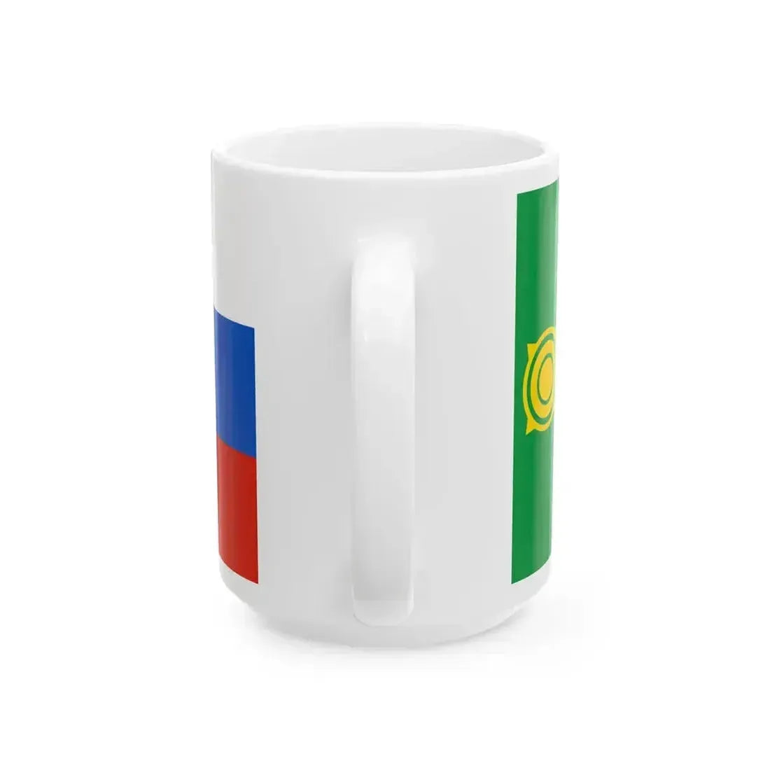 Flag of Khakassia 2002-2003 (Russia) White Coffee Mug - Go Mug Yourself