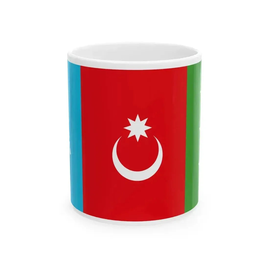 Flag of Khalaj People Fictive (Iran) White Coffee Mug 11oz - Go Mug Yourself