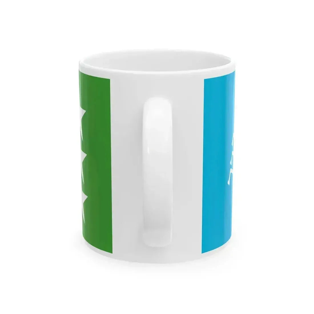 Flag of Khalaj People Fictive (Iran) White Coffee Mug - Go Mug Yourself
