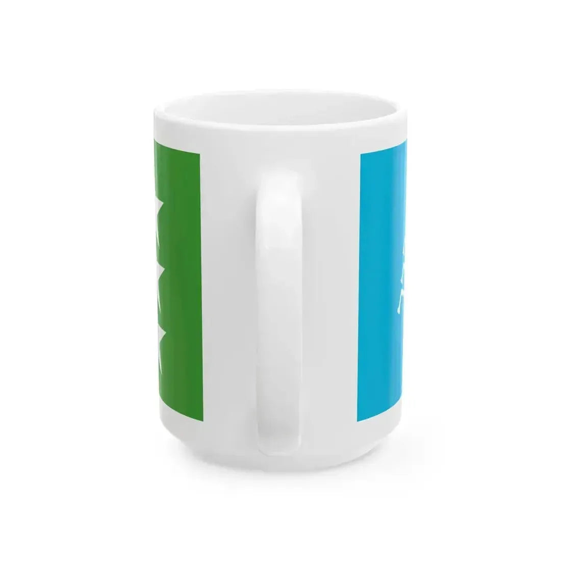 Flag of Khalaj People Fictive (Iran) White Coffee Mug - Go Mug Yourself