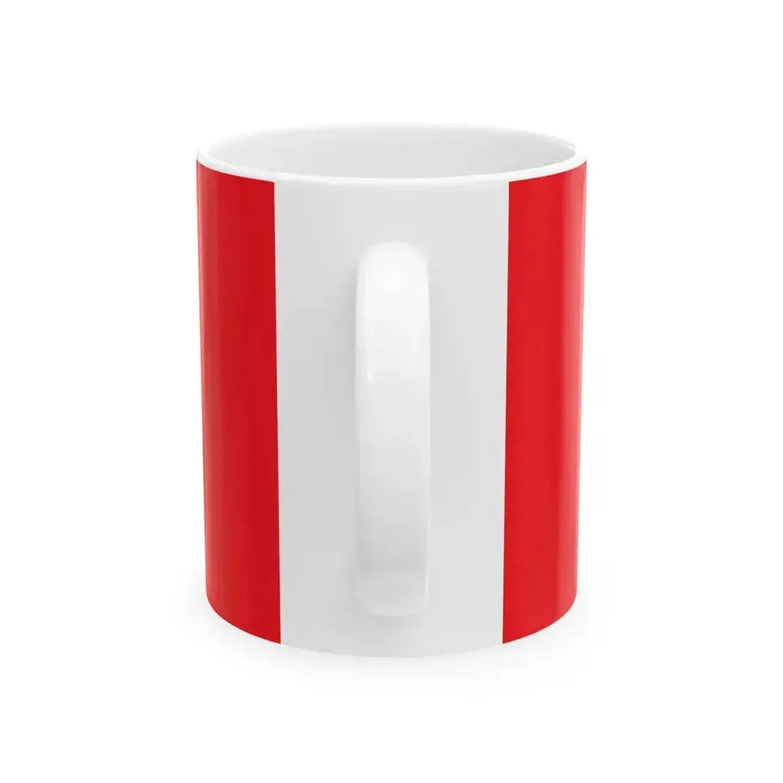 Flag of Khan-Uul district Ulaanbaatar (Mongolia) White Coffee Mug - Go Mug Yourself