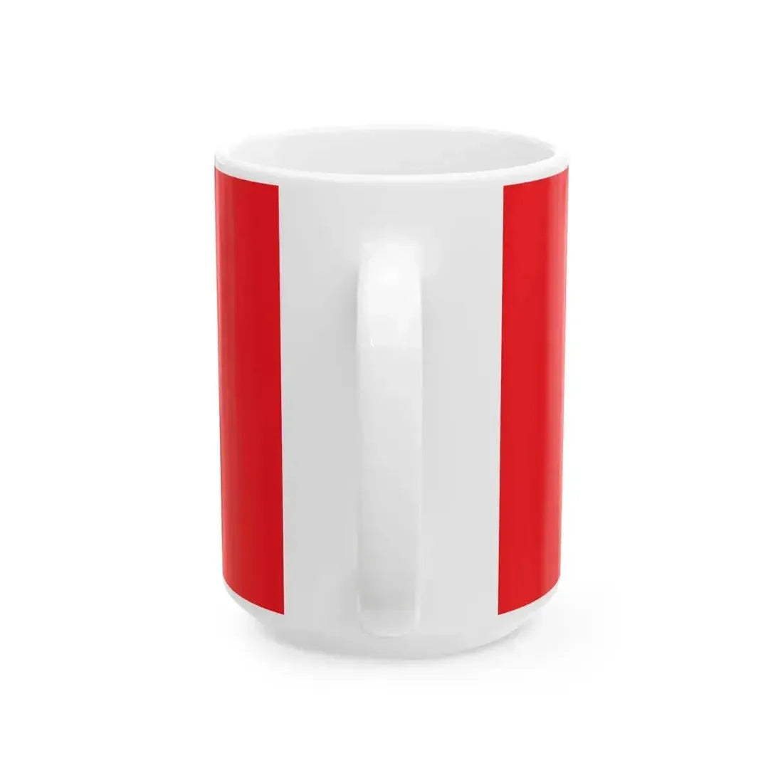 Flag of Khan-Uul district Ulaanbaatar (Mongolia) White Coffee Mug - Go Mug Yourself