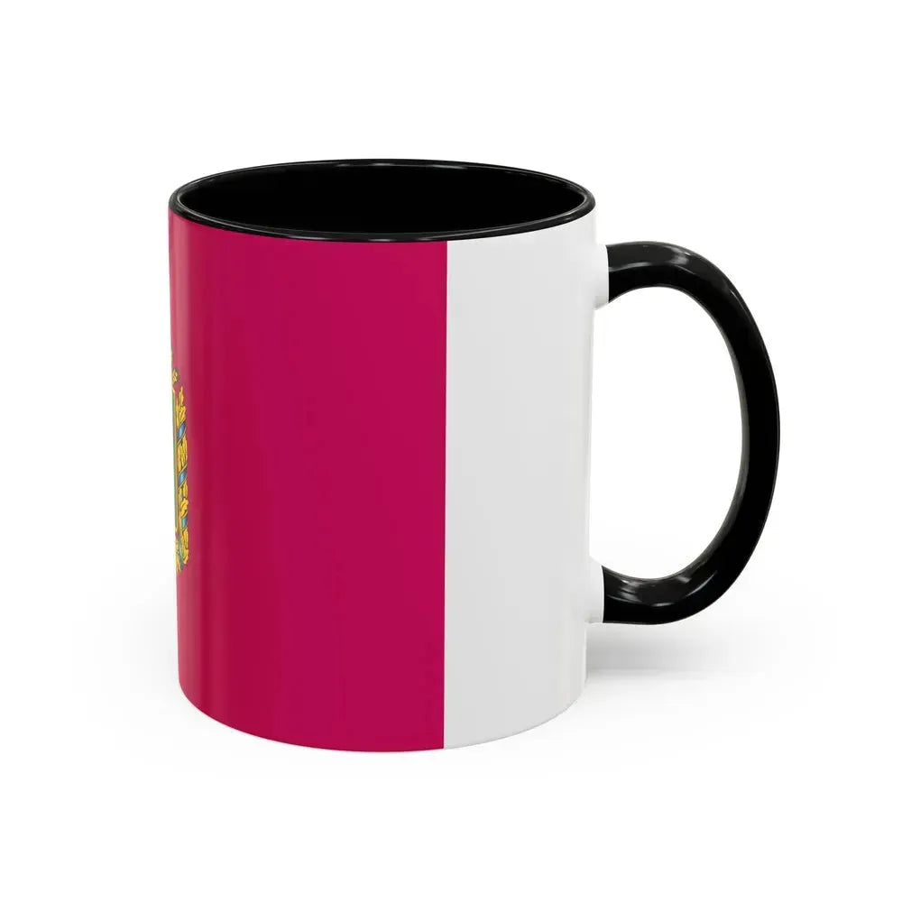 Flag of Kharkiv Oblast Ukraine - Accent Coffee Mug - Go Mug Yourself