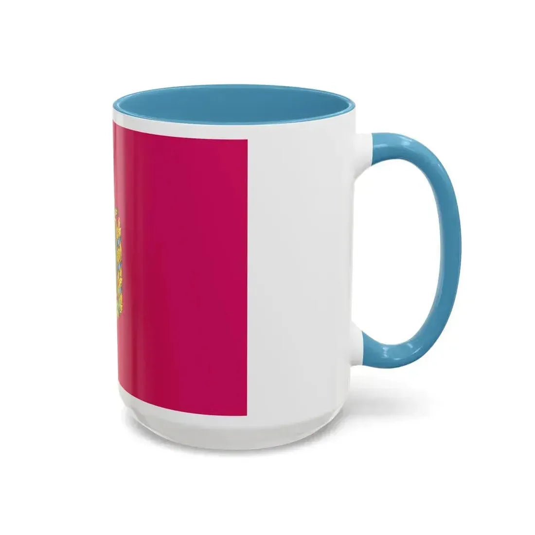 Flag of Kharkiv Oblast Ukraine - Accent Coffee Mug - Go Mug Yourself
