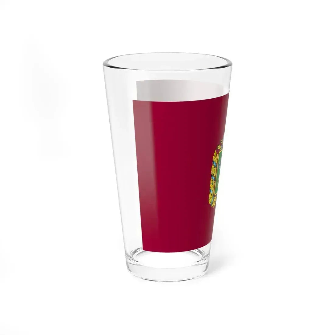 Flag of Kharkiv Oblast (Ukraine) Pint Glass 16oz - Go Mug Yourself