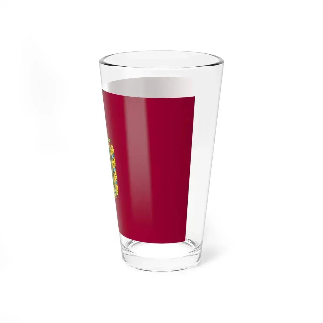 Flag of Kharkiv Oblast (Ukraine) Pint Glass 16oz - Go Mug Yourself
