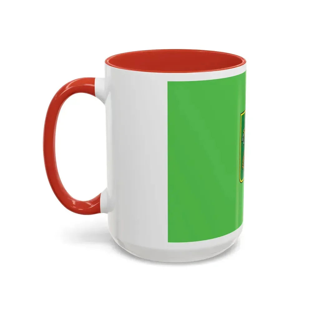 Flag of Kharkiv Ukraine - Accent Coffee Mug - Go Mug Yourself