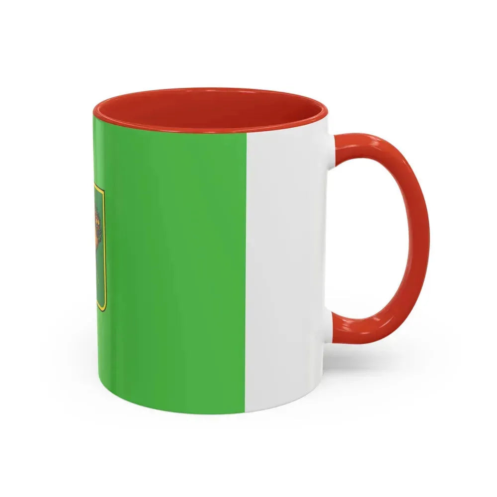 Flag of Kharkiv Ukraine - Accent Coffee Mug - Go Mug Yourself